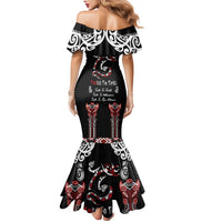 Aotearoa Toitu Te Tiriti-Maori Taniwha Family Matching Mermaid Dress and Hawaiian Shirt Toitu Te Whenua Toitu Te Reo Maori LT03 - Polynesian Pride