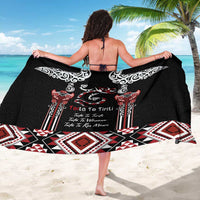 Aotearoa Toitu Te Tiriti-Maori Taniwha Sarong Toitu Te Whenua Toitu Te Reo Maori