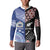 Personalised Aotearoa and Samoa Together Button Sweatshirt Tatau Art Tattoos-Taniko and Tukutuku with Maori Pattern