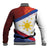 Philippines National Flag Day Baseball Jacket Polynesian and Yakan Tattoo Brush Style