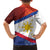 Philippines National Flag Day Family Matching Tank Maxi Dress and Hawaiian Shirt Polynesian and Yakan Tattoo Brush Style