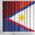 Philippines National Flag Day Shower Curtain Polynesian and Yakan Tattoo Brush Style