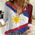 Philippines National Flag Day Women Casual Shirt Polynesian and Yakan Tattoo Brush Style