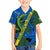 Solomon Island Crocodile and Shark Family Matching Off Shoulder Short Dress and Hawaiian Shirt Polynesian Pattern