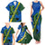 Solomon Island Crocodile and Shark Family Matching Tank Maxi Dress and Hawaiian Shirt Polynesian Pattern