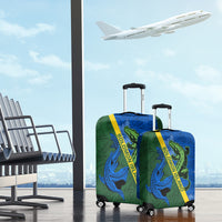Solomon Island Crocodile and Shark Luggage Cover Polynesian Pattern LT03 - Polynesian Pride