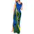 Solomon Island Crocodile and Shark Tank Maxi Dress Polynesian Pattern