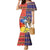 Philippines Kadayawan Family Matching Mermaid Dress and Hawaiian Shirt Filipino Eagle Durian with Polynesian and Igorots Pattern