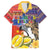 Philippines Kadayawan Family Matching Puletasi and Hawaiian Shirt Filipino Eagle Durian with Polynesian and Igorots Pattern