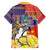 Philippines Kadayawan Family Matching Puletasi and Hawaiian Shirt Filipino Eagle Durian with Polynesian and Igorots Pattern