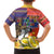 Philippines Kadayawan Family Matching Short Sleeve Bodycon Dress and Hawaiian Shirt Filipino Eagle Durian with Polynesian and Igorots Pattern