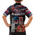 Hawaii Statehood Day Family Matching Short Sleeve Bodycon Dress and Hawaiian Shirt 50th state of the United States Kakau Tattoos and Hibiscus Grunge - Polynesian Pride
