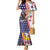 Hawaii and United States Together Family Matching Mermaid Dress and Hawaiian Shirt Seal of Hawaii and Bald Eagle - Polynesian Pride