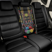 Philippines Kadayawan Festival Back Car Seat Cover Polynesian Tribal Art Barong Style