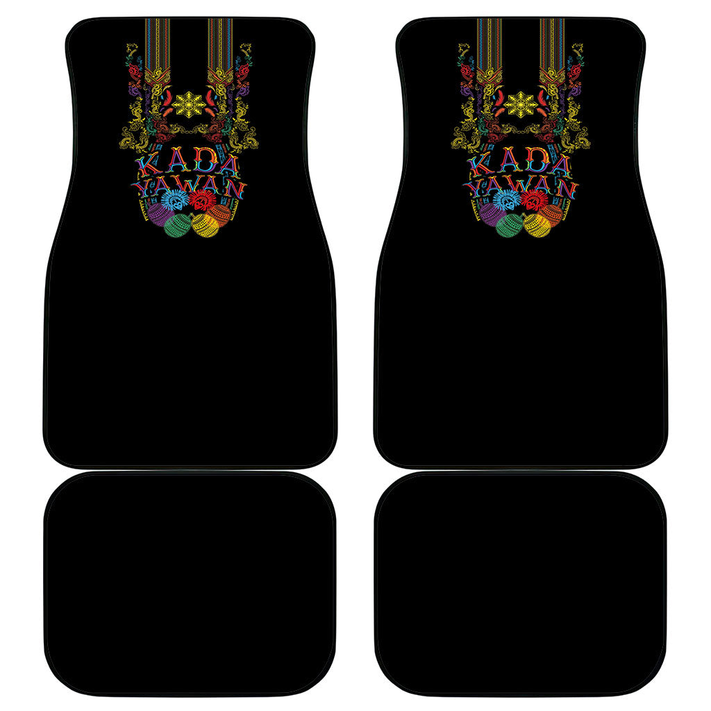 Philippines Kadayawan Festival Car Mats Polynesian Tribal Art Barong Style