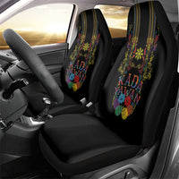 Philippines Kadayawan Festival Car Seat Cover Polynesian Tribal Art Barong Style