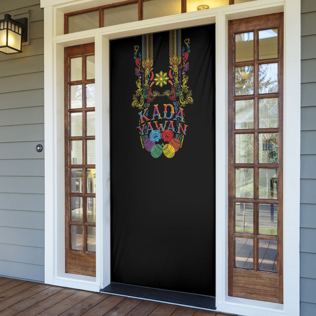 Philippines Kadayawan Festival Door Cover Polynesian Tribal Art Barong Style