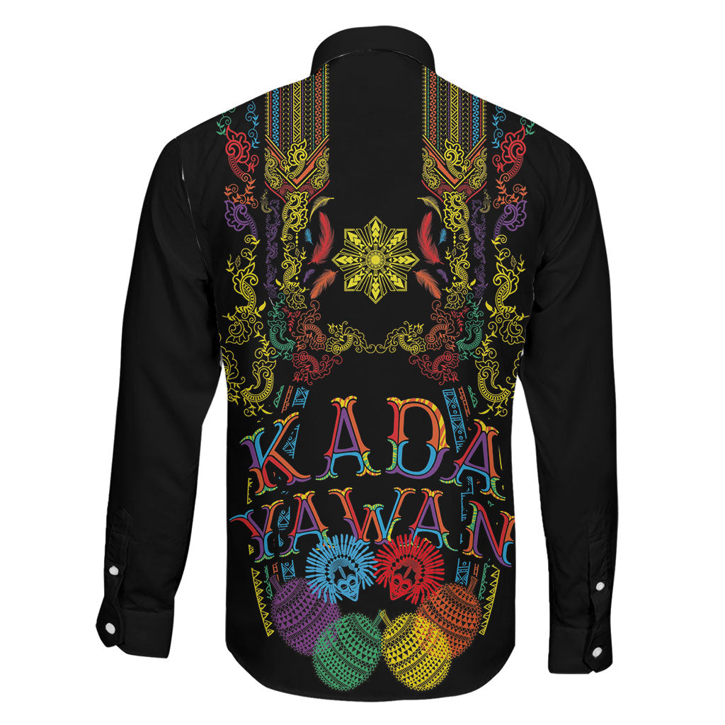 Philippines Kadayawan Festival Family Matching Puletasi and Hawaiian Shirt Polynesian Tribal Art Barong Style LT03 - Polynesian Pride