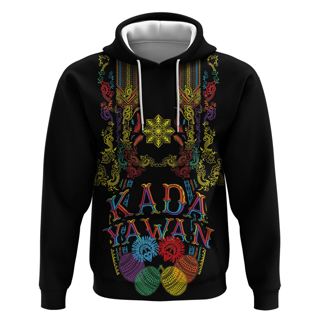 Philippines Kadayawan Festival Hoodie Polynesian Tribal Art Barong Style