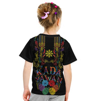 Philippines Kadayawan Festival Kid T Shirt Polynesian Tribal Art Barong Style