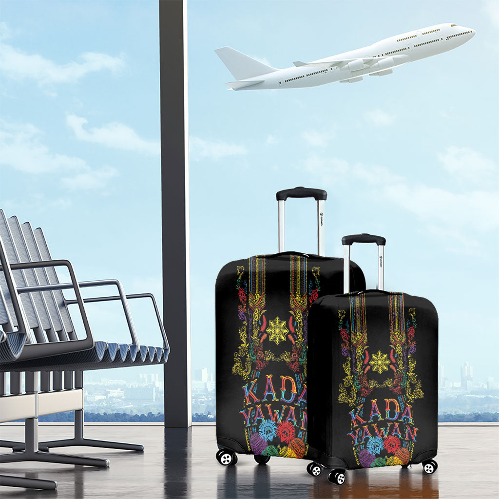Philippines Kadayawan Festival Luggage Cover Polynesian Tribal Art Barong Style