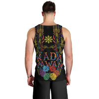 Philippines Kadayawan Festival Men Tank Top Polynesian Tribal Art Barong Style