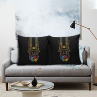 Philippines Kadayawan Festival Pillow Cover Polynesian Tribal Art Barong Style
