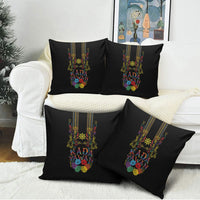 Philippines Kadayawan Festival Pillow Cover Polynesian Tribal Art Barong Style