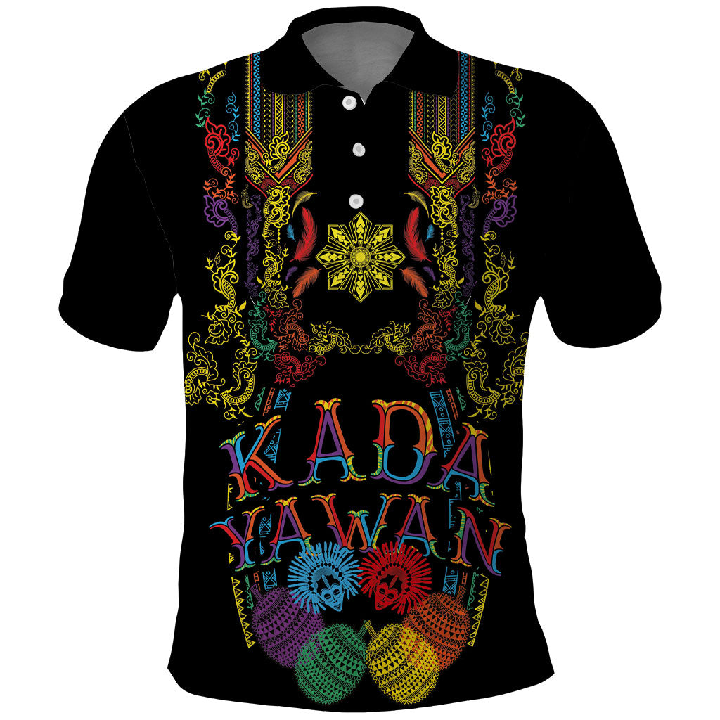 Philippines Kadayawan Festival Polo Shirt Polynesian Tribal Art Barong Style