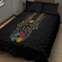 Philippines Kadayawan Festival Quilt Bed Set Polynesian Tribal Art Barong Style