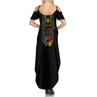 Philippines Kadayawan Festival Summer Maxi Dress Polynesian Tribal Art Barong Style