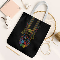 Philippines Kadayawan Festival Tote Bag Polynesian Tribal Art Barong Style LT03 White Strap One Size Black - Polynesian Pride