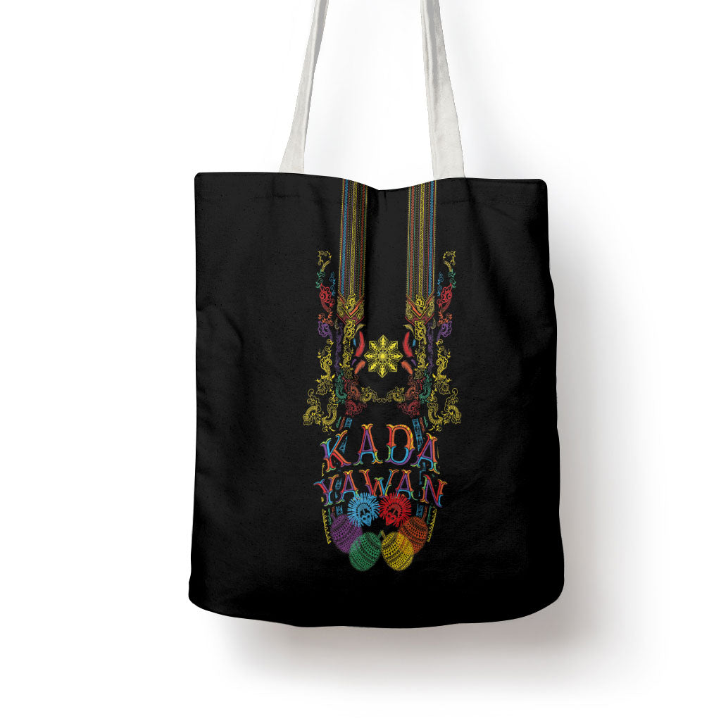 Philippines Kadayawan Festival Tote Bag Polynesian Tribal Art Barong Style LT03 - Polynesian Pride