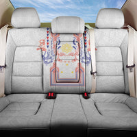 Philippines Barong Style Back Car Seat Cover Polynesian Kakau Art Tattoos with Tribal Filipino Sun