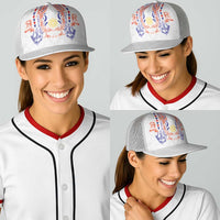 Philippines Barong Style Baseball Net Cap Polynesian Kakau Art Tattoos with Tribal Filipino Sun