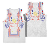 Philippines Barong Style Basketball Jersey Polynesian Kakau Art Tattoos with Tribal Filipino Sun