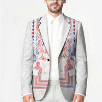 Philippines Barong Style Blazer Polynesian Kakau Art Tattoos with Tribal Filipino Sun LT03 - Polynesian Pride