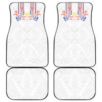 Philippines Barong Style Car Mats Polynesian Kakau Art Tattoos with Tribal Filipino Sun
