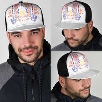 Philippines Barong Style Mesh Trucker Cap Polynesian Kakau Art Tattoos with Tribal Filipino Sun