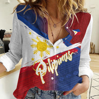Philippines Basketball Custom Women Casual Shirt Pilipinas Tribal Pattern