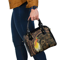 Papua New Guinea and Indonesia Batik Shoulder Handbag Bird of Paradise with Tribal Batik Patterns LT03 - Polynesian Pride