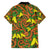 New Zealand Kowhai Flowers Hawaiian Shirt Maori Koru Pattern