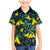 New Zealand Kowhai Flowers Family Matching Mermaid Dress and Hawaiian Shirt Maori Koru Pattern With Paua Shell Style
