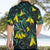 New Zealand Kowhai Flowers Hawaiian Shirt Maori Koru Pattern With Paua Shell Style