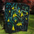 New Zealand Kowhai Flowers Quilt Maori Koru Pattern With Paua Shell Style