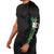 Custom Aotearoa South Africa Rugby Freedom Cup Arm Sleeves Maori Silver Fern Art and Sporty Flag SA - Polynesian Pride