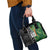 Custom Aotearoa South Africa Rugby Freedom Cup Shoulder Handbag Maori Silver Fern Art and Sporty Flag SA - Polynesian Pride