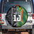 Custom Aotearoa South Africa Rugby Freedom Cup Spare Tire Cover Maori Silver Fern Art and Sporty Flag SA - Polynesian Pride