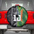 Custom Aotearoa South Africa Rugby Freedom Cup Spare Tire Cover Maori Silver Fern Art and Sporty Flag SA - Polynesian Pride