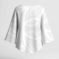 Hawaiian Kakau Kimono Sleeve Blouse Aquaman Tattoo Reveal Effect
